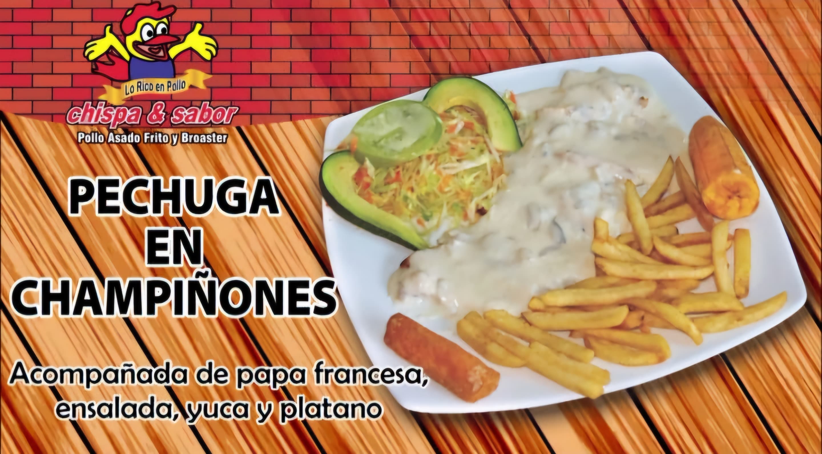 Pechuga con Champiñones